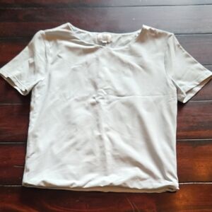Blue Rain Light Blue Gray Short Sleeve Top